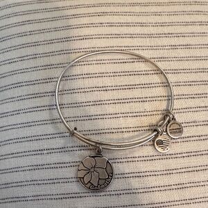 Alex and Ani Silver Godmother Charm Bracelet
